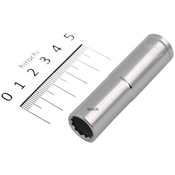 ブルーポイント 3/8インチ ドライブ ディープ ソケット インチサイズ 7/16インチ 長さ 2-17/32インチ