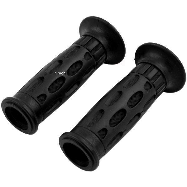 オーバルディンプル グリップ 貫通タイプ L116mm D34mm 黒 スズキスクーター 特殊サイズ専用