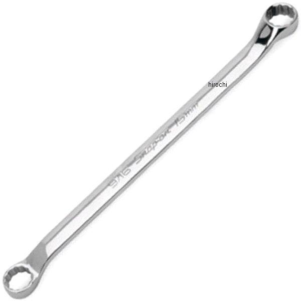 インチサイズ/ミリサイズ ボックスレンチ 10°オフセット 12ポイント 9/16インチ と 15mm