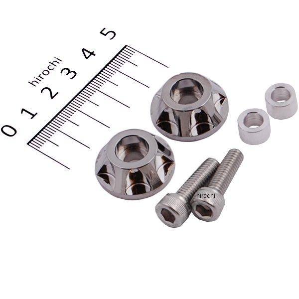 アッパーカウルキャップホルダー NASAタイプ ZZR1100D 2個入り クローム