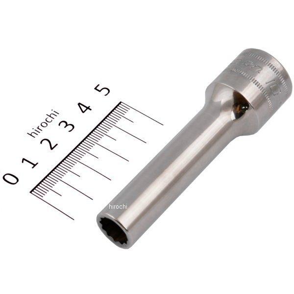 フランクドライブ 1/2インチ ディープ ソケット 12角 10mm