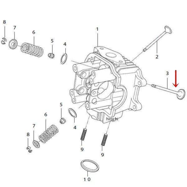 エキゾーストバルブ