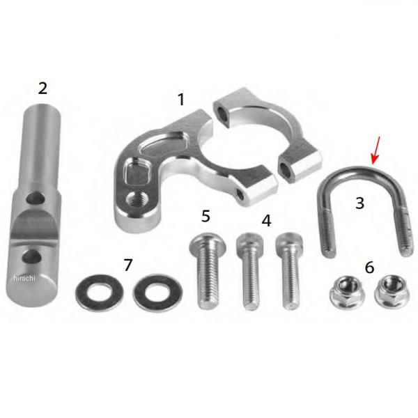 ステンレスUボルト 6X15A フレームステー用 DREAM50