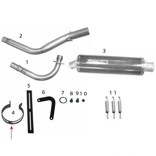 91140-SDB-T00  クランプバンド 90mm