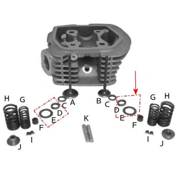 バルブスプリングシートセット エイプ