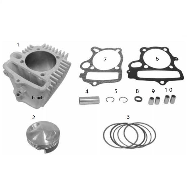 シリンダー キット 152cc スーパー ヘッド+R
