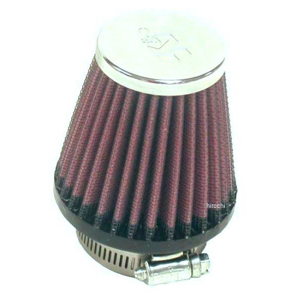 エアフィルター ラウンド テーパー クロームトップ 48φ