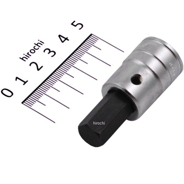 9.5sq ショートヘキサゴンビットソケット 12mm