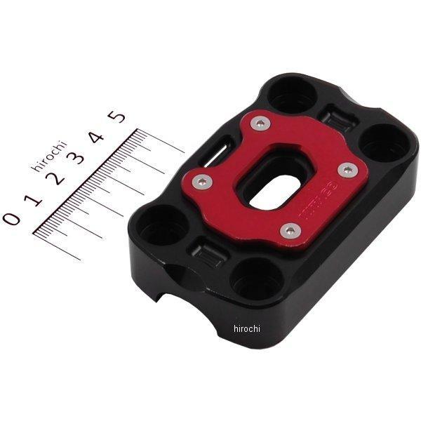 ハンドルアッパーホルダー ブラック/レッド フォルツァ/PCX