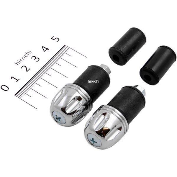 アルミ削り出しサイドキャップ クロームメッキ Φ7/8インチハンドル用