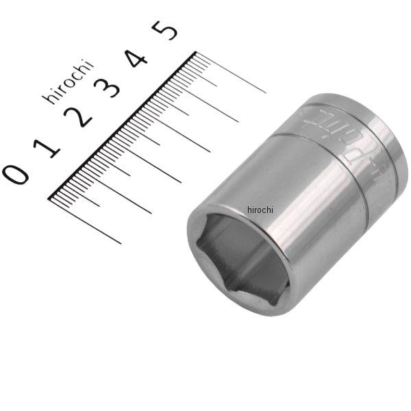 ブルーポイント 1/2インチ シャロー ソケット 6角 19mm 長さ38.1mm