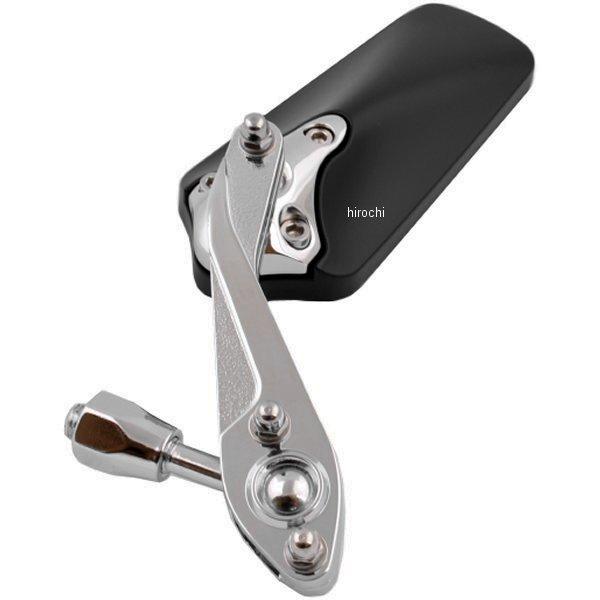 AM2-103-10R  右 ガセットミラー 黒/メッキ