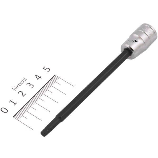 BT3-3/16L  京都機械工具 9.5sq ロングヘキサゴンビットソケット 3/16インチ