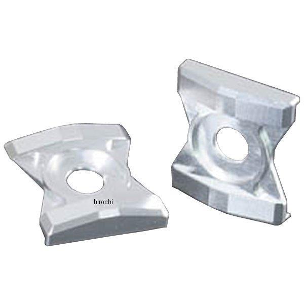 チェーンアジャスタープレート 08年-16年 Ninja250、Z250 シルバー