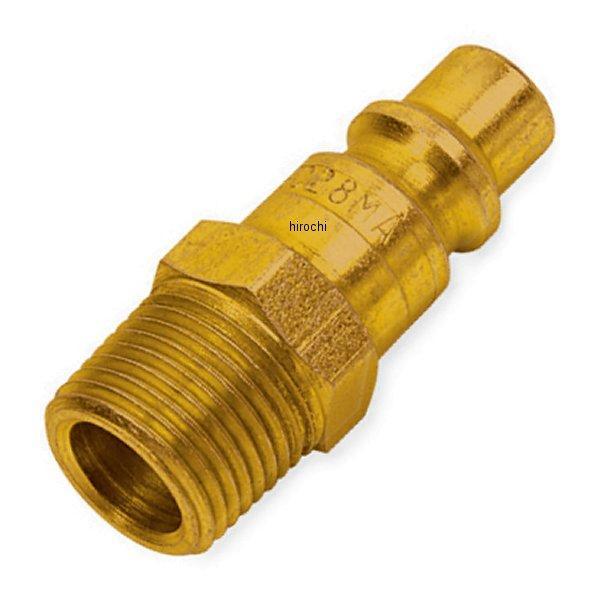 工業用 凸型 エアラインアダプター 3/8インチ-18 NPTアメリカ管ネジ規格