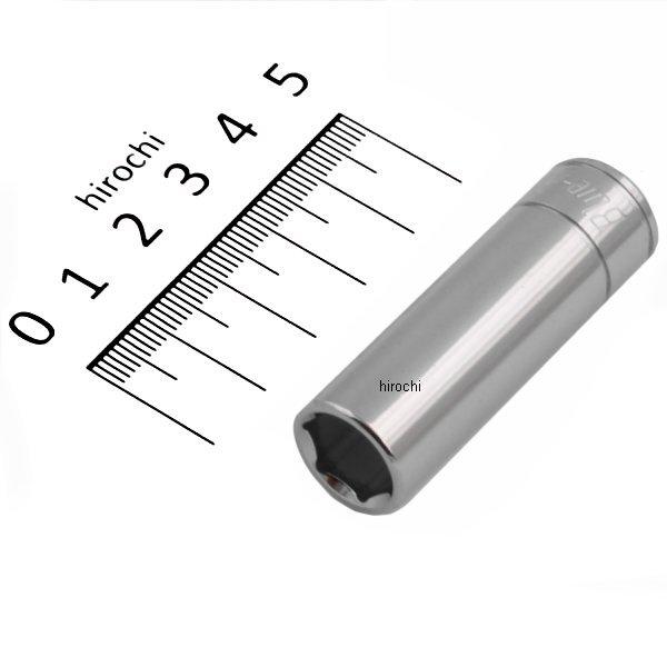 ブルーポイント 1/4インチ ディープ ソケット 6角 11mm 長さ50mm