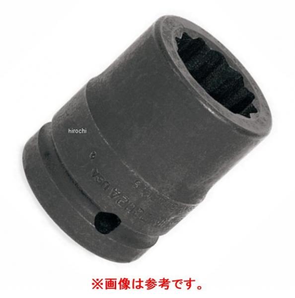 シャロー インパクト ソケット 12ポイント 18個 セット (1-1/4インチ-2-3/8インチ)