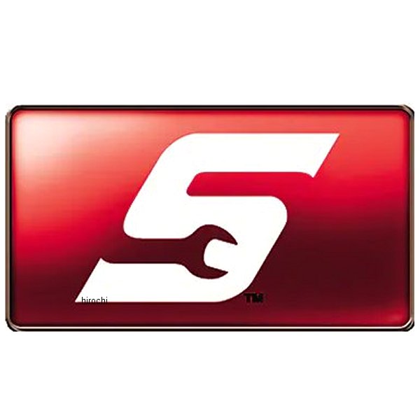 S ステッカー 白 23インチ x 15インチ