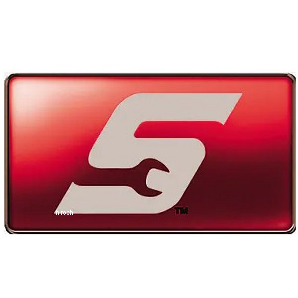 S ステッカー シルバー 23インチ x 15インチ