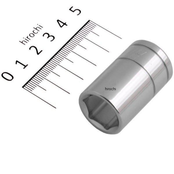 ブルーポイント 1/2インチ シャロー ソケット 6角 16mm 長さ38.1mm