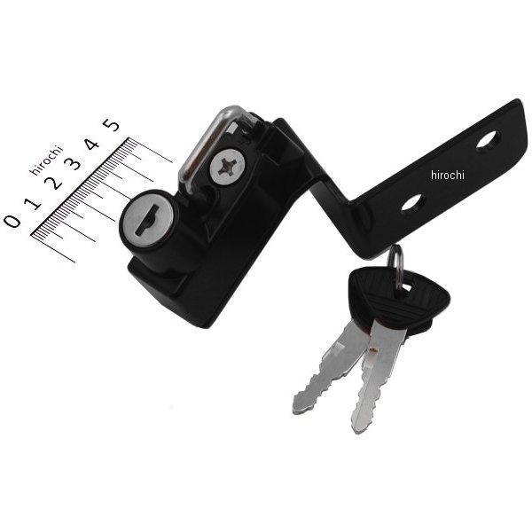 ヘルメット ロック DUKE125/200 黒 左側用