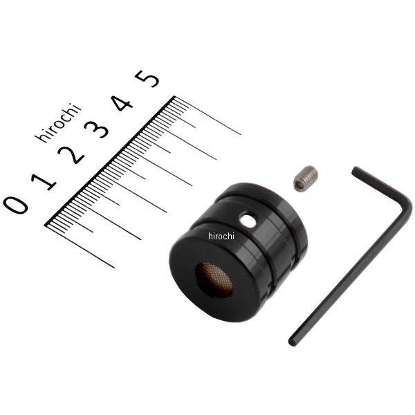 ブリーザーホースエンド 内径12mm 外径18mmホース用 黒