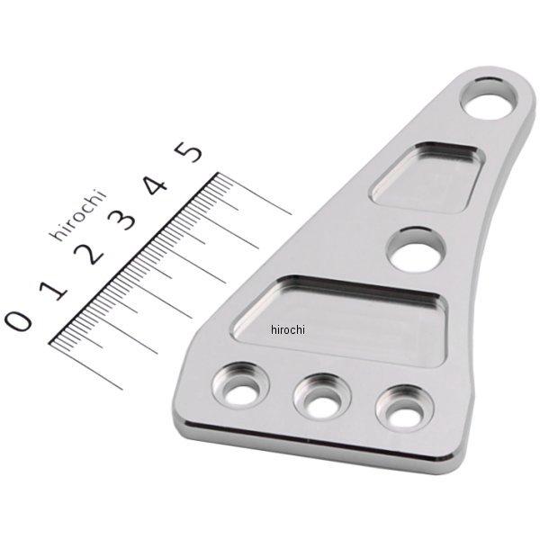 マシンドヘッドライトステープレート 右 シルバー