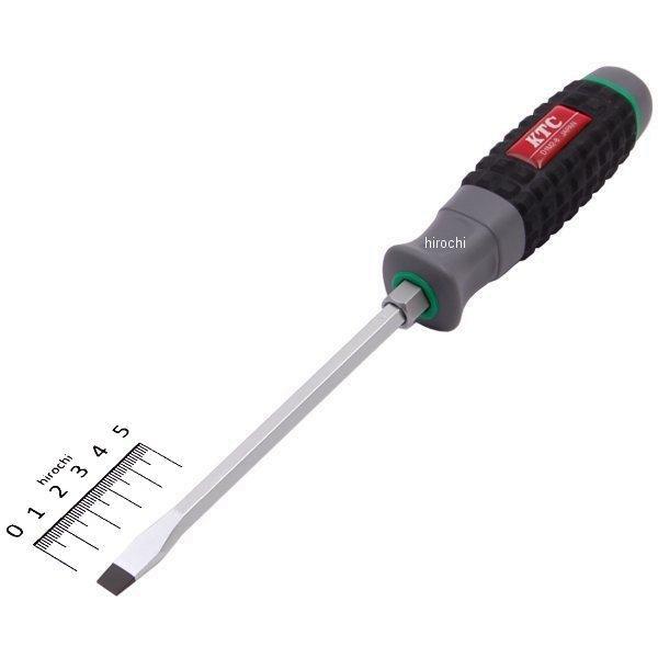 樹脂柄ドライバ マイナス貫通タイプ 8mm幅