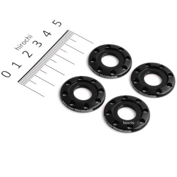 リアクッションマウントワッシャー 8ホールタイプ ブラック