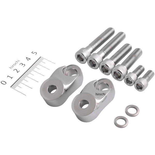 ウインカーステー フロントフォーク 87年以降 XL、91年-05年 ダイナ 39Φ M8 クローム