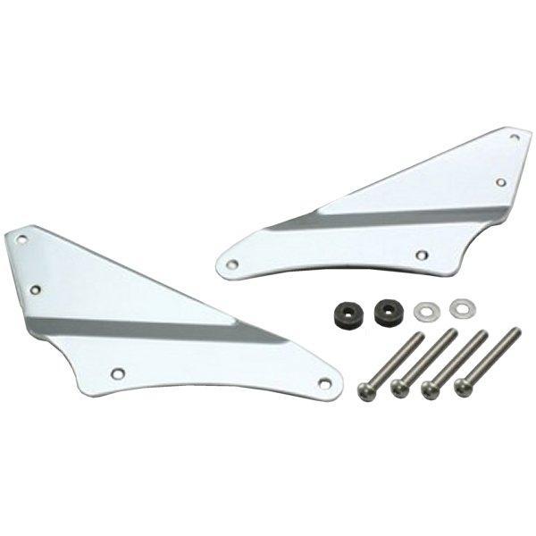 シーシーバープレート ボルト/R/ABS クロームメッキ