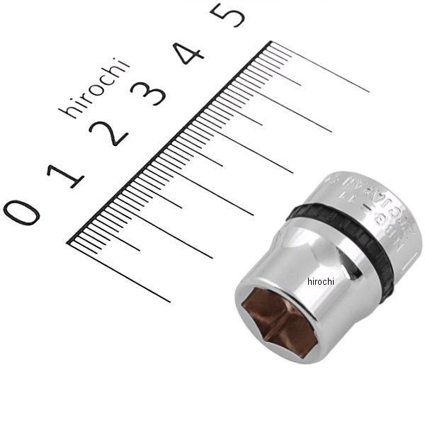 nepros 9.5sq ソケット (6角) 11mm
