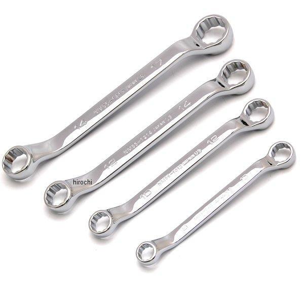 NTM5S04  nepros 45°X6°ショートめがねレンチセット (4本組)