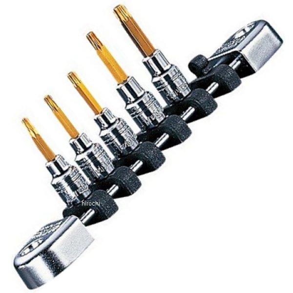 NTQ4T05A  nepros 6.3sq T型トルクスビットソケットセット (5コ組)