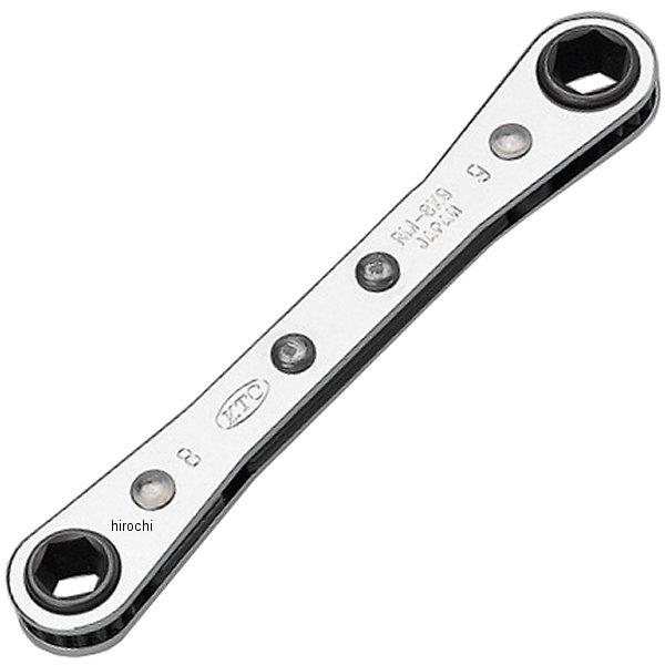 板ラチェットメガネレンチ 8mmX9mm