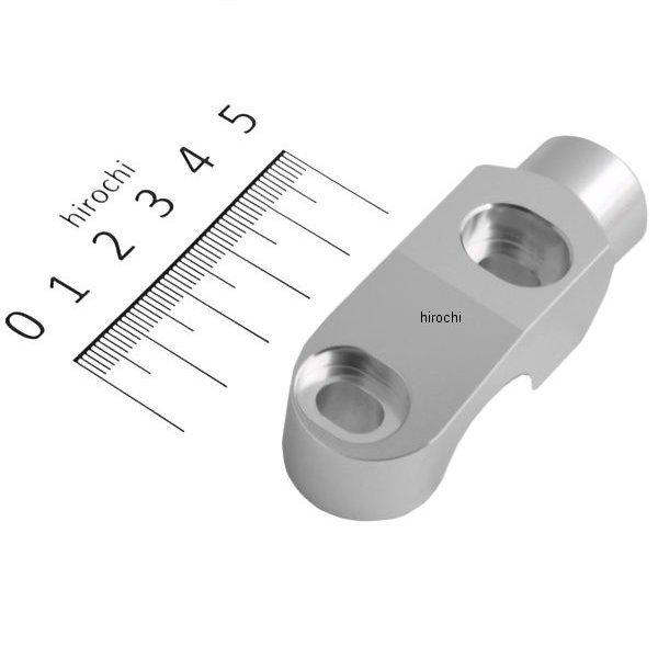 ミラーアダプター クラッチ側 正ネジ油圧クラッチ対応 シルバー