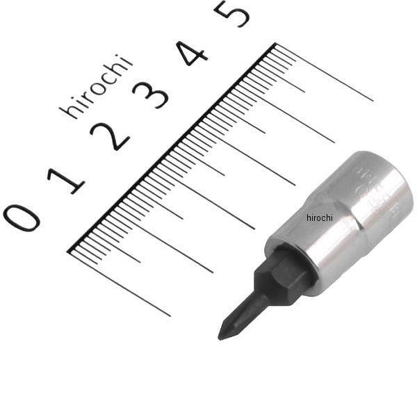 ブルーポイント 1/4インチ フィリップス スタンダード ソケット #0 長さ1-7/16インチ