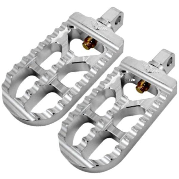 フットペグ ロング セレーテッド シルバー