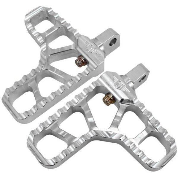 フットペグ ヒール セレーテッド シルバー