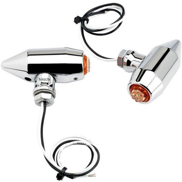 LEDウインカー センターマウント アンバー/クローム