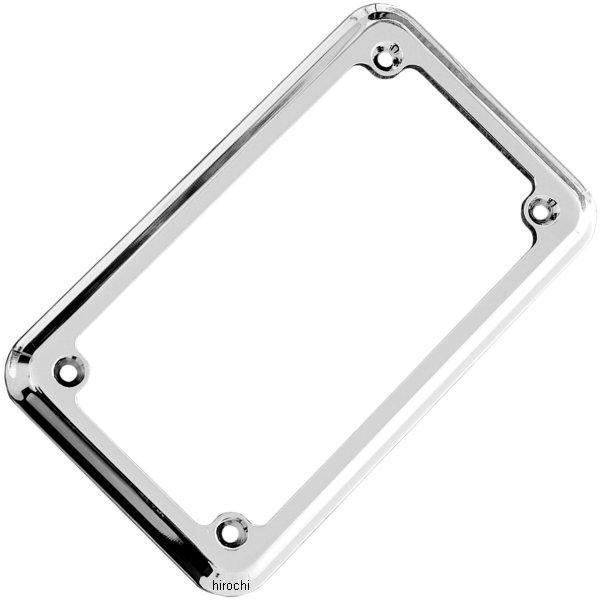 ナンバープレート フレーム クローム