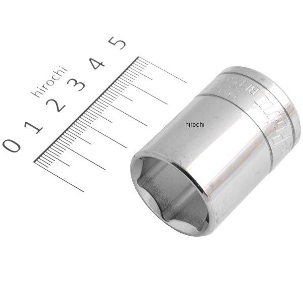 ブルーポイント 1/2インチ シャロー ソケット 6角 22mm 長さ38.1mm
