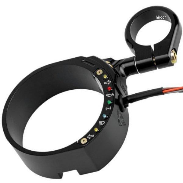 スピードメーター サイドマウント 49mm ソリッドクランプ 黒