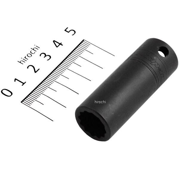 フランクドライブ 3/8インチ ディープ インパクト ソケット 12角 13mm
