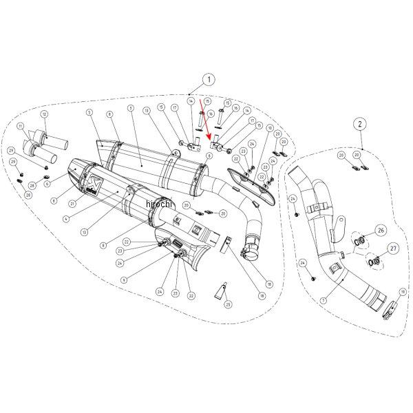 ディスタンスリング YZF-R1