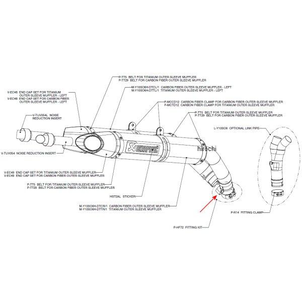 クランプバンド 04年-05年 YZF-R1