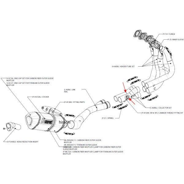 リペアコレクターセット 09年-13年 ZX-6R チタン
