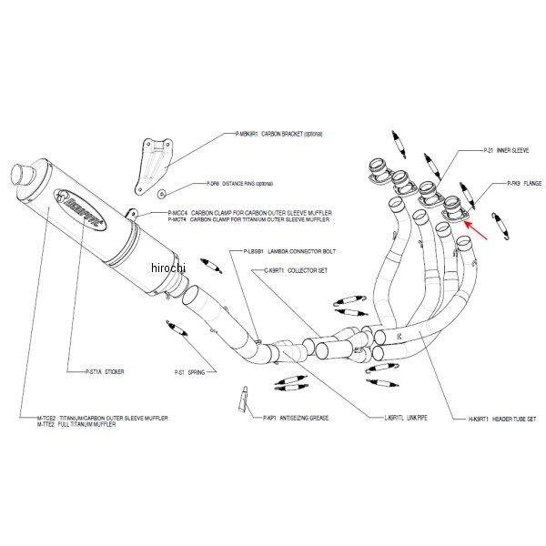 リペアフランジ 98年-03年 ZX-9R