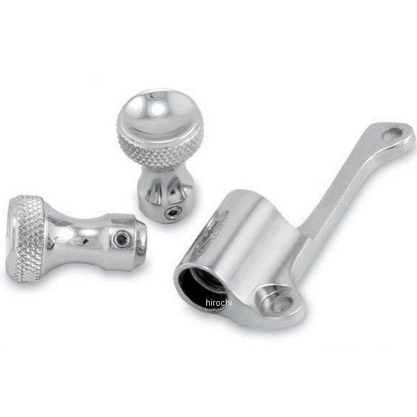 キャブレター用 チョークケーブル移設ブラケットとノブ RAW