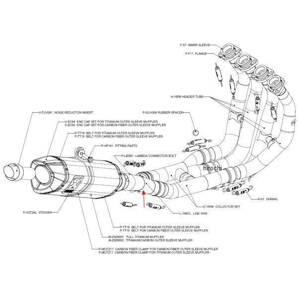 リンクパイプ YZF-R6 ステンレス